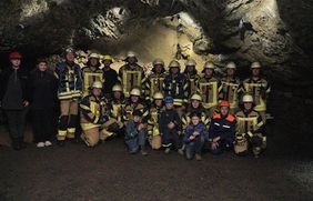 Übung der Löschgruppe Sundwig