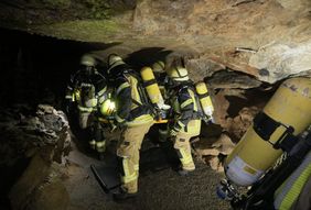 Übung der Löschgruppe Sundwig