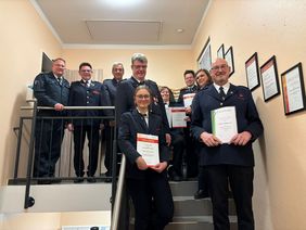 Ehrungen beim Musikzug der Feuerwehr Hemer