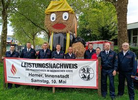 Organisatoren, Wehrleitung und Feuerwehrverband MK freuen sich auf den Kreisleistungsnachweis