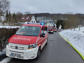 Die Feuerwehr war mit einem Großaufgebot im Einsatz